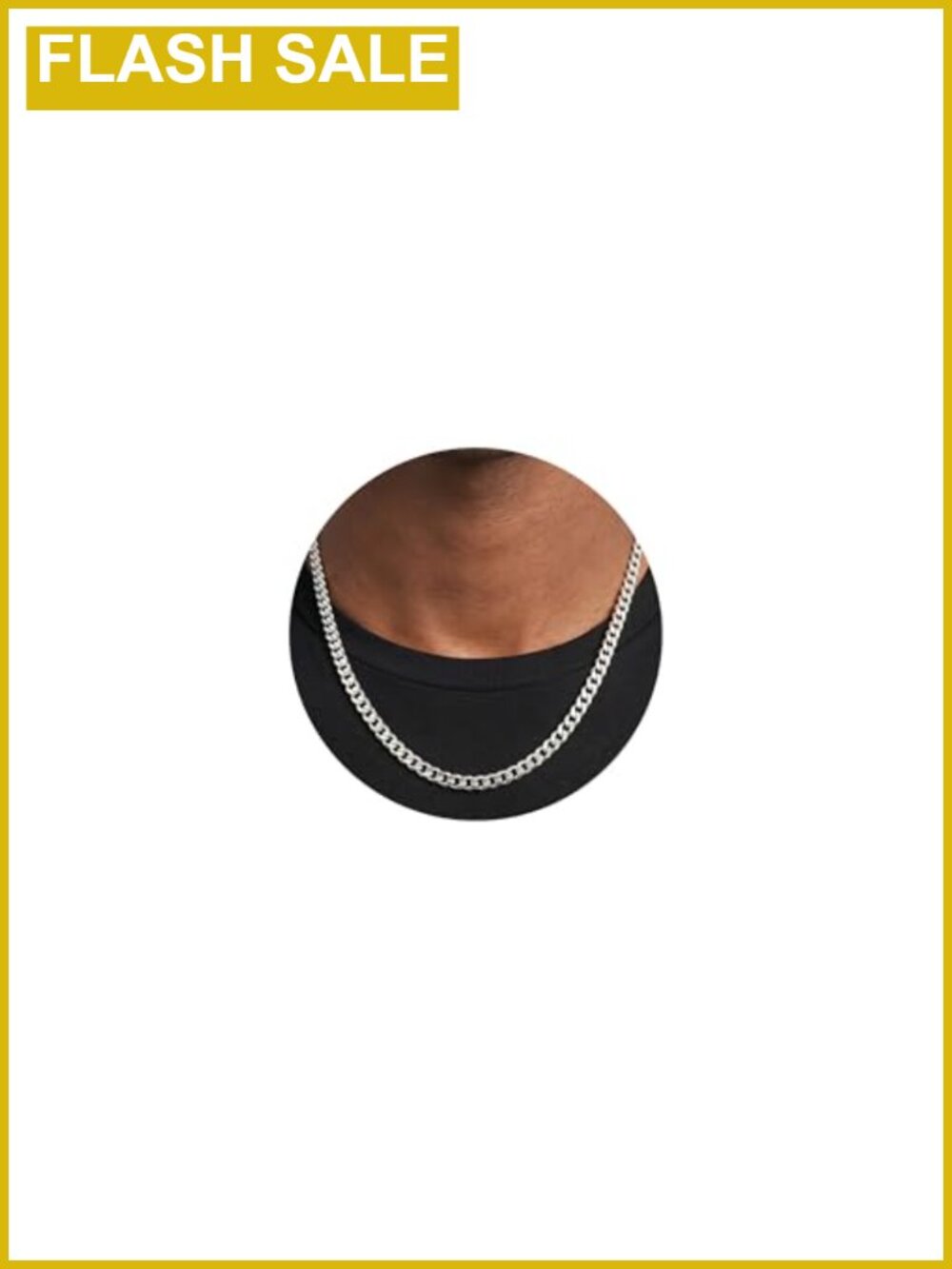 S925 Sterling Silver Cuban Link Chain Necklace for Men